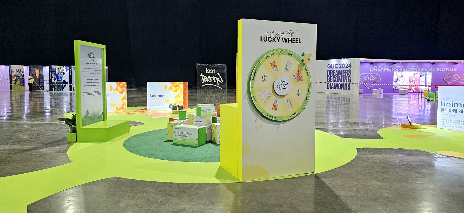 Unicity activation lucky-wheel installation
